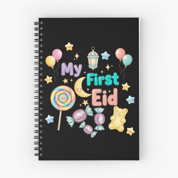 Item preview, My First Eid Candy Moon (V.3) – Cute Pastel Islamic Baby Eid Design designed and sold by D-Islamic.