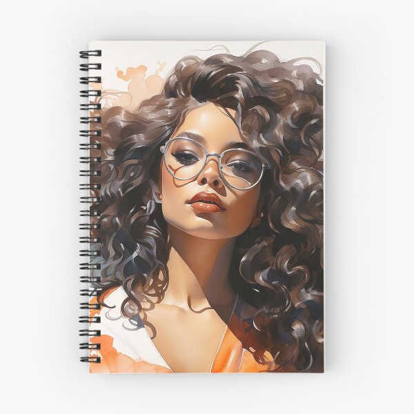 Item preview, Style And Grace - A Fashionable Black Woman Wearing Sunglasses - Black Art - Watercolor Art designed and sold by CastleBySea.