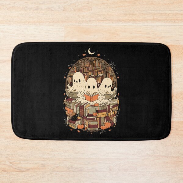 Item preview, Halloween Bookish Cozy Autumn Funny Ghosts Books Collection designed and sold by DarkRelicStudio.