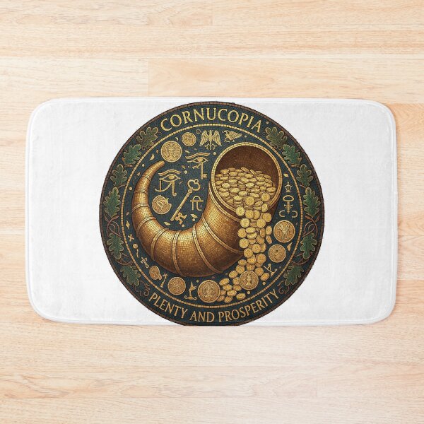 Item preview, Cornucopia The Horn of Plenty Gold Coins designed and sold by codex antique.