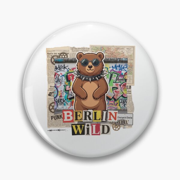 Item preview, Berlin Collage - German Food & Techno Art  designed and sold by OzzFrequency.
