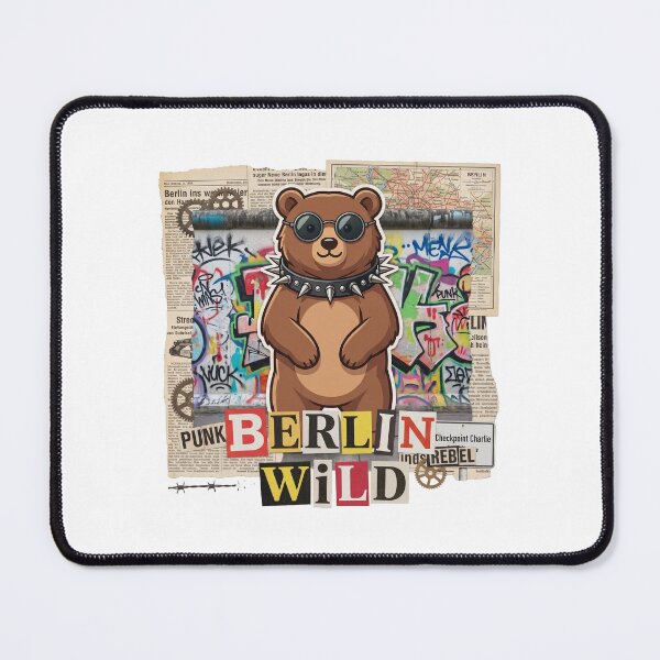 Item preview, Berlin Collage - German Food & Techno Art designed and sold by OzzFrequency.