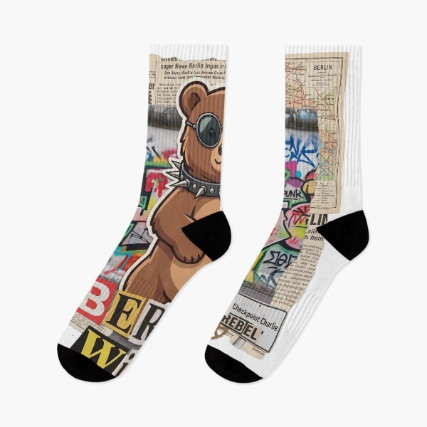 Item preview, Berlin Collage - German Food & Techno Art  designed and sold by OzzFrequency.