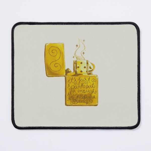 Item preview, It's Just A Spark Yellow Lighter designed and sold by ghostieking.