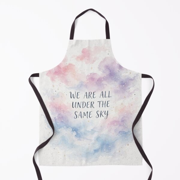 Item preview, We Are All Under The Same Sky - Pastel Watercolor Dreamy Sky Art designed and sold by PrettyCrypt.