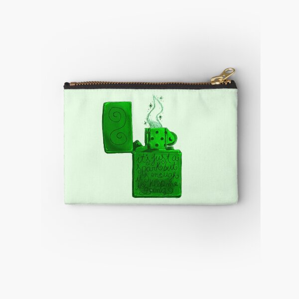 Item preview, It's Just A Spark Green Lighter designed and sold by ghostieking.