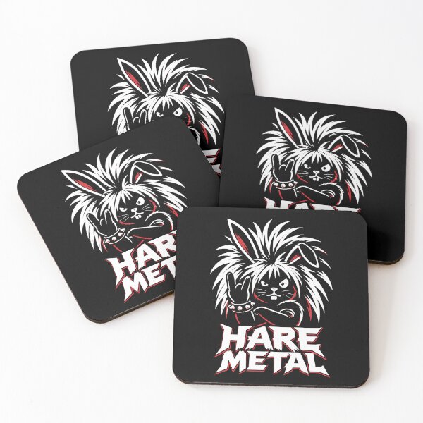 Item preview, Funny Hare Metal Rabbit Bunny Eighties Glam Metal Music Fans designed and sold by JackCurtis1991.