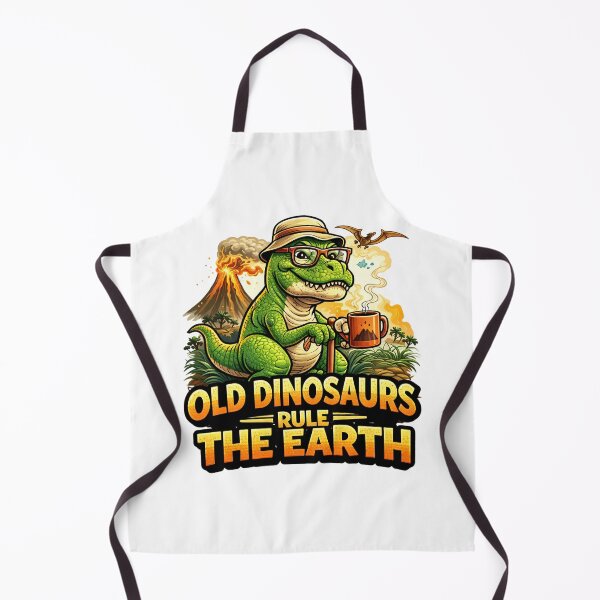 Item preview, Old Dinosaurs Rule the Earth Funny T Rex Coffee Design. designed and sold by The-T-In-Retro.