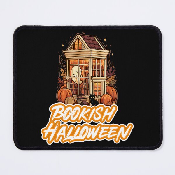 Item preview, Halloween Bookish Cozy Autumn Funny Ghosts Books Collection designed and sold by DarkRelicStudio.