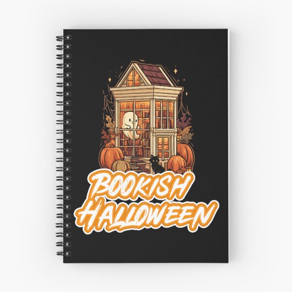 Item preview, Halloween Bookish Cozy Autumn Funny Ghosts Books Collection designed and sold by DarkRelicStudio.