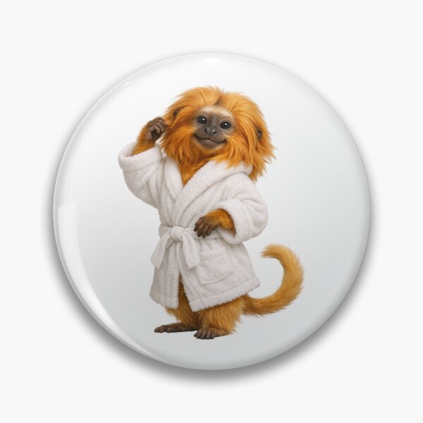 Item preview, Relaxing Bathrobe Golden Lion Tamarin designed and sold by Sillytoe.