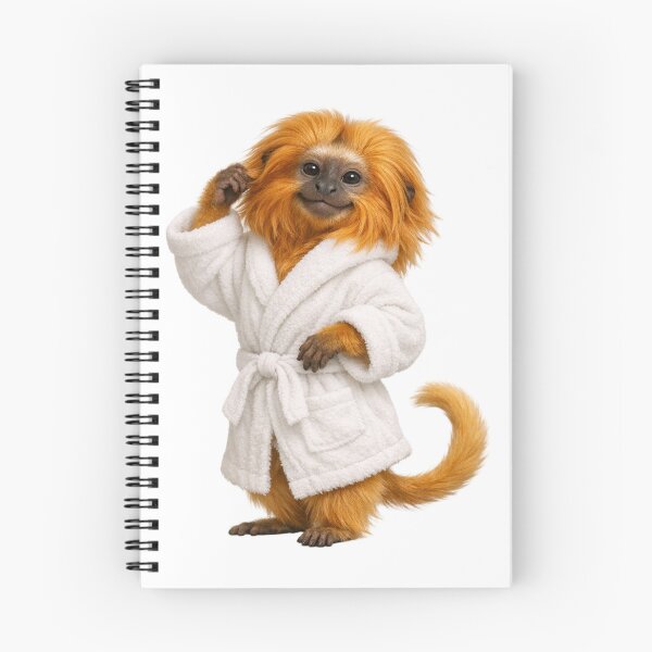 Item preview, Relaxing Bathrobe Golden Lion Tamarin designed and sold by Sillytoe.