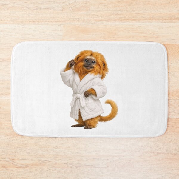 Item preview, Relaxing Bathrobe Golden Lion Tamarin designed and sold by Sillytoe.