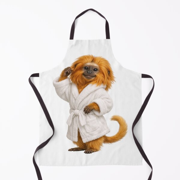 Item preview, Relaxing Bathrobe Golden Lion Tamarin designed and sold by Sillytoe.