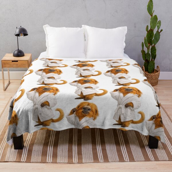 Item preview, Relaxing Bathrobe Golden Lion Tamarin designed and sold by Sillytoe.