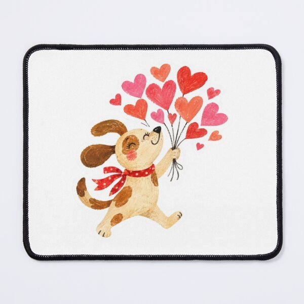 Item preview, Dog With Heart Balloons designed and sold by Snurly.