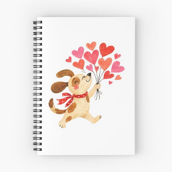 Item preview, Dog With Heart Balloons designed and sold by Snurly.