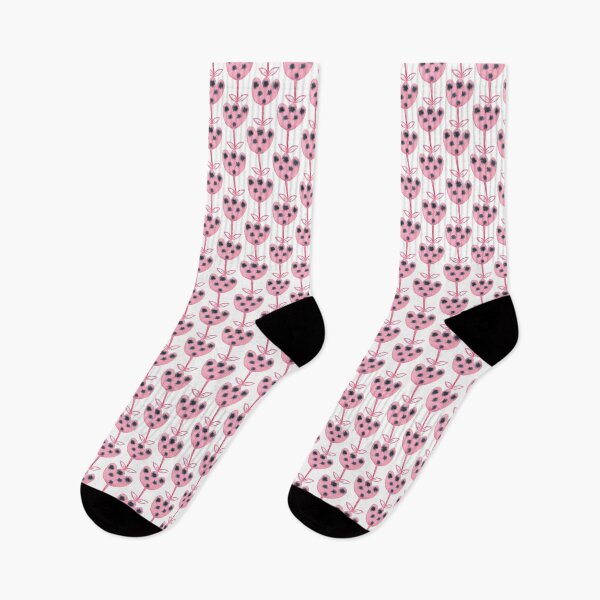Item preview, Pink Watercolor Folk Flower designed and sold by White Rabbit Design .