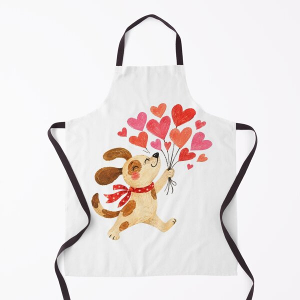 Item preview, Dog With Heart Balloons designed and sold by Snurly.