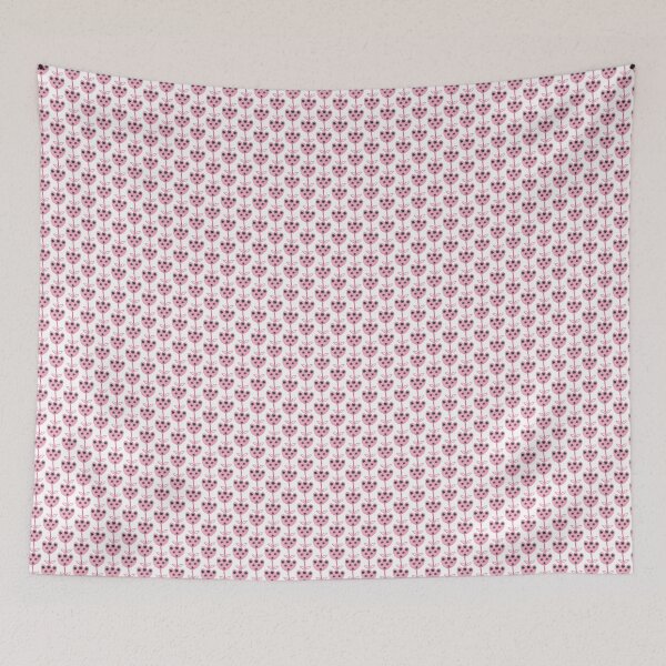 Item preview, Pink Watercolor Folk Flower designed and sold by White Rabbit Design .