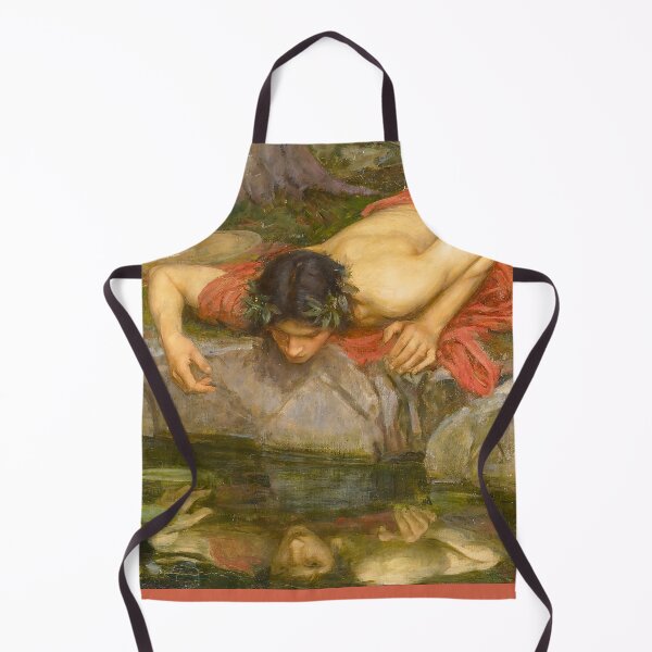 Item preview, Echo and Narcissus (Detail of Narcissus), John William Waterhouse, 1903 designed and sold by The Gaping Maw.