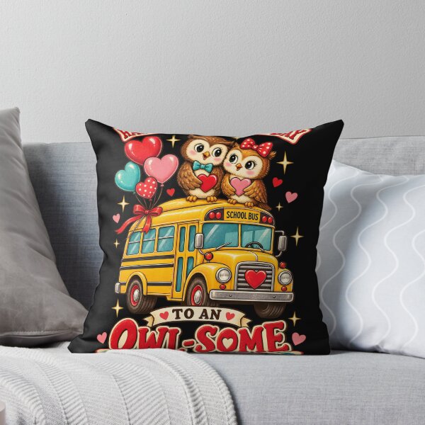 Item preview, Happy Valentine’s Day to an Owl-Some School Bus Driver designed and sold by Ajdaprint.