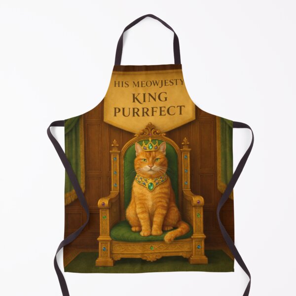 Item preview, Ginger Royal Cat - His Meowjesty King Purrfect designed and sold by PurrfectWhisper.
