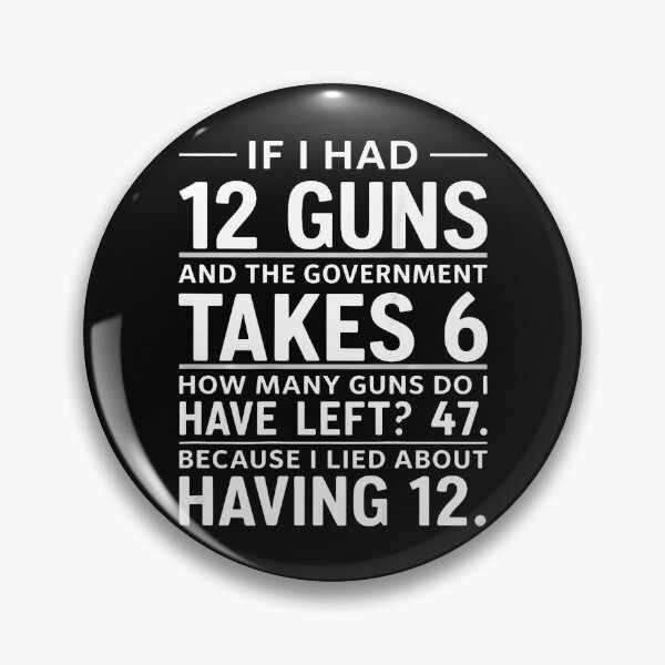 Item preview, If I Had 12 Guns And The Government Math Second Amendment designed and sold by Fereskabilon.