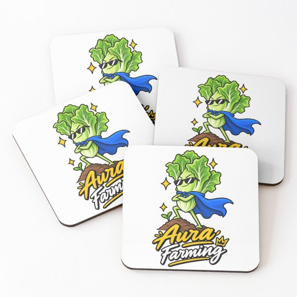 Item preview, Aura Farming Funny Lettuce Superhero Meme Gamer Gen Z Humor designed and sold by RaulWeirdAndFun.
