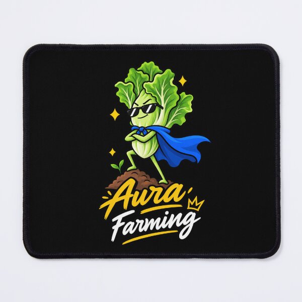 Item preview, Aura Farming Funny Lettuce Superhero Meme Gamer Gen Z Humor designed and sold by RaulWeirdAndFun.