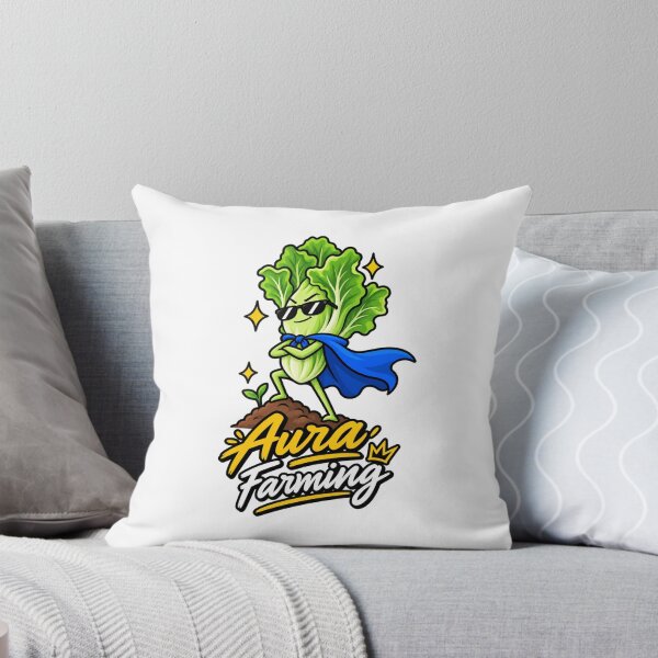 Item preview, Aura Farming Funny Lettuce Superhero Meme Gamer Gen Z Humor designed and sold by RaulWeirdAndFun.