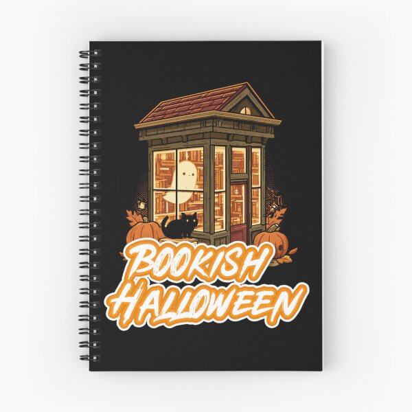 Item preview, Halloween Bookish Cozy Autumn Funny Ghosts Books Collection designed and sold by DarkRelicStudio.
