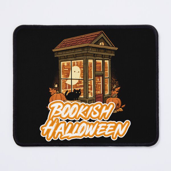 Item preview, Halloween Bookish Cozy Autumn Funny Ghosts Books Collection designed and sold by DarkRelicStudio.