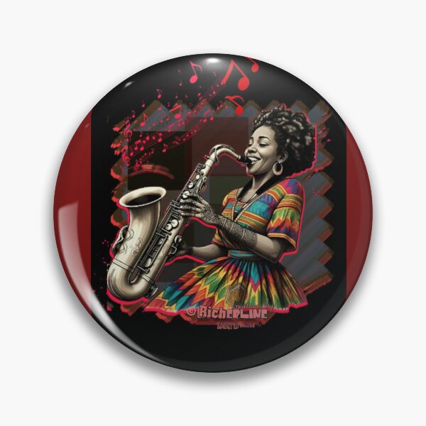 Item preview, Madame Soleil - Sax & Soul Lady | Jazz Queen ™️ designed and sold by Creations by Richerline of IARTDWORLD™.