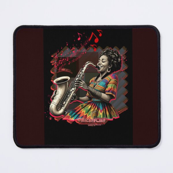 Item preview, Madame Soleil - Sax & Soul Lady | Jazz Queen ™️ designed and sold by Creations by Richerline of IARTDWORLD™.