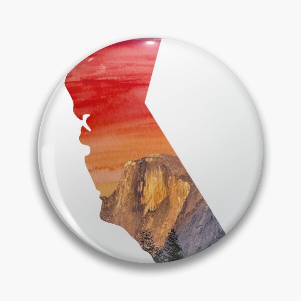 Item preview, Half Dome Photo with a Water Color Sunset designed and sold by Joe Gremillion Art.