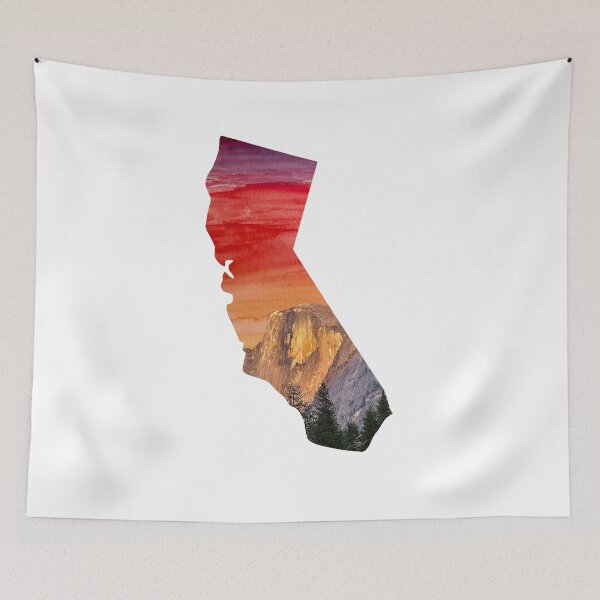 Item preview, Half Dome Photo with a Water Color Sunset designed and sold by Joe Gremillion Art.