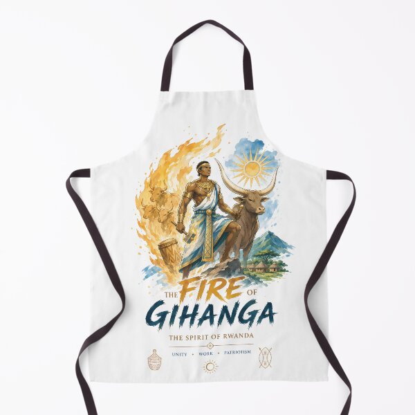 Artikelvorschau, Ruanda König Gihanga Ankole Rind Feuer Design entworfen und verkauft von VoidAnimeStudio.