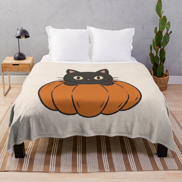 Item preview, Cute Black Cat in Pumpkin designed and sold by wingoo22.