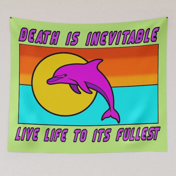 Item preview, Existential Dolphin Quote designed and sold by GothicBohemian.