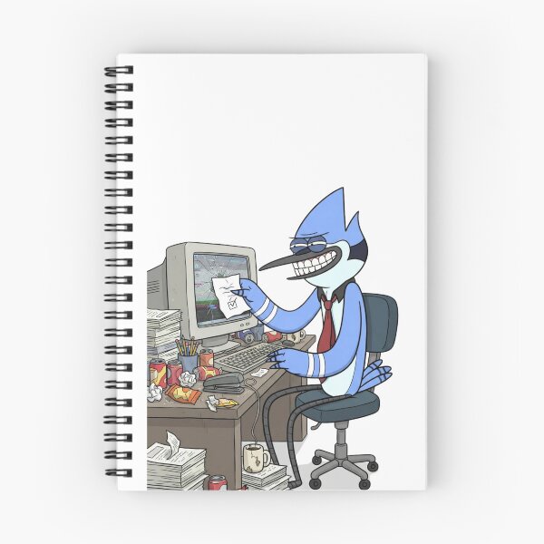 Item preview, Unhinged Blue Jay Office Desk Work Burnout Humor designed and sold by FreakToons.