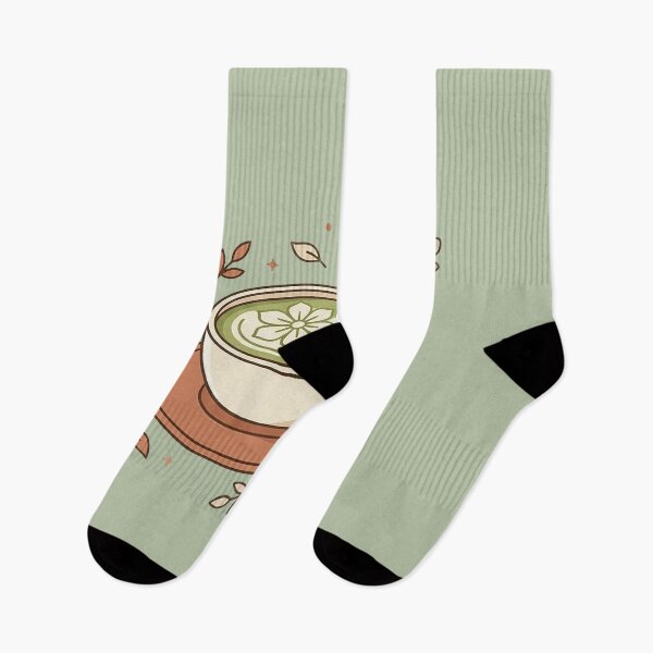 Item preview, Matcha Latte Art Sticker | Cozy Cafe Candle Eucalyptus Aesthetic Illustration Art designed and sold by cannsuh.