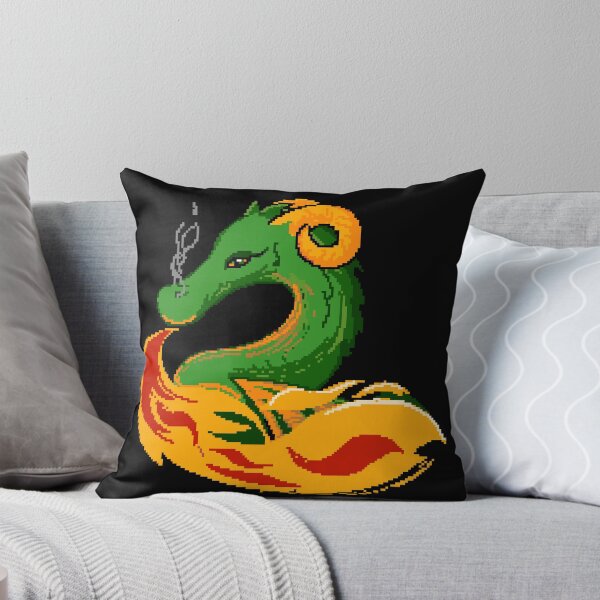 Item preview, Pixel drawing of a green dragon designed and sold by SulPixelart.