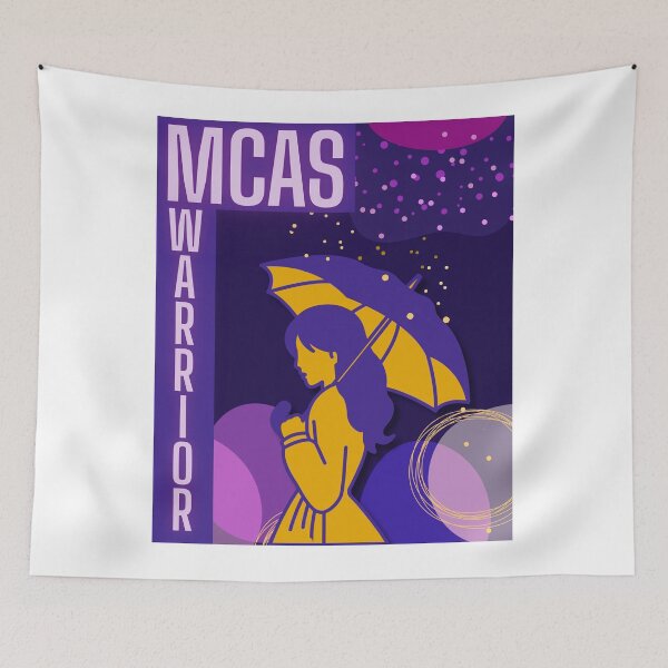 Item preview, MCAS Warrior Mast Cell Activation Syndrome Awareness designed and sold by pulse_retail.