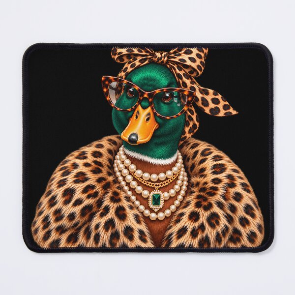 Item preview, Boujee Mallard Duck Leopard Glam Jewelry Preppy Wildlife designed and sold by VGAfanatic.