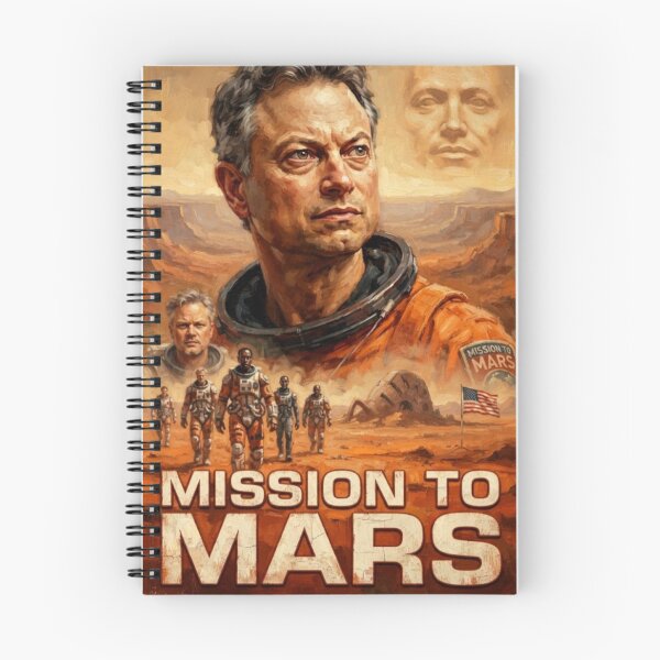 Item preview, Mission to Mars Sci-Fi Fine Art Tribute designed and sold by Art's Diner.