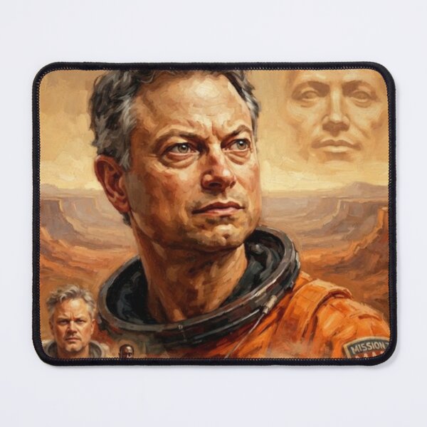 Item preview, Mission to Mars Sci-Fi Fine Art Tribute designed and sold by Art's Diner.