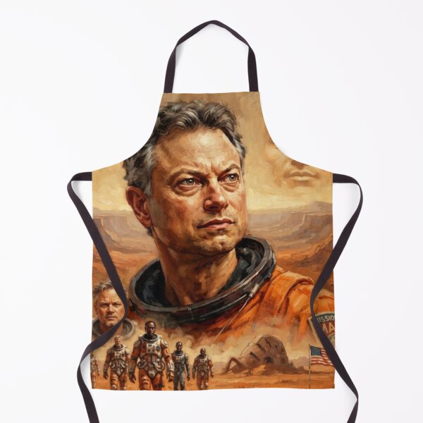 Item preview, Mission to Mars Sci-Fi Fine Art Tribute designed and sold by Art's Diner.