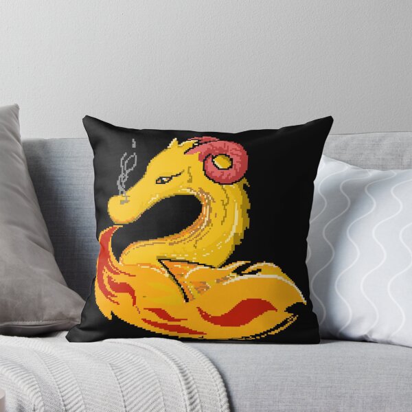 Item preview, Pixel drawing of a yellow dragon designed and sold by SulPixelart.