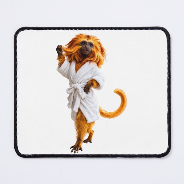 Item preview, Plush Bathrobe Golden Lion Tamarin designed and sold by Sillytoe.